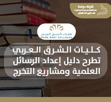 كليات الشرق العربي تطرح دليل إعداد الرسائل العلمية ومشاريع التخرج