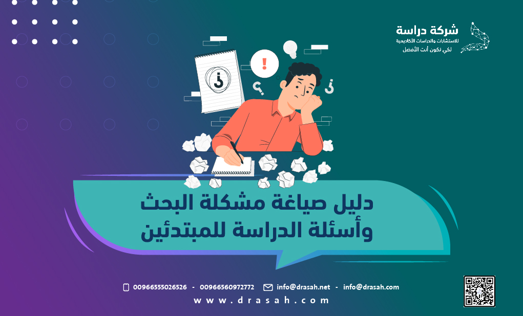 دليل صياغة مشكلة البحث وأسئلة الدراسة للمبتدئين