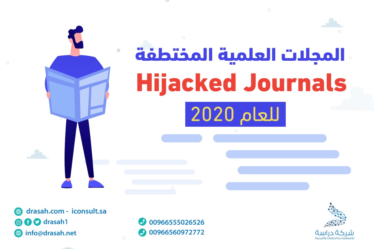 المجلات العلمية المختطفة (Hijacked journals) 2020