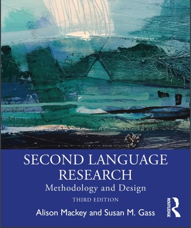 Second Language Research Methodology and Design