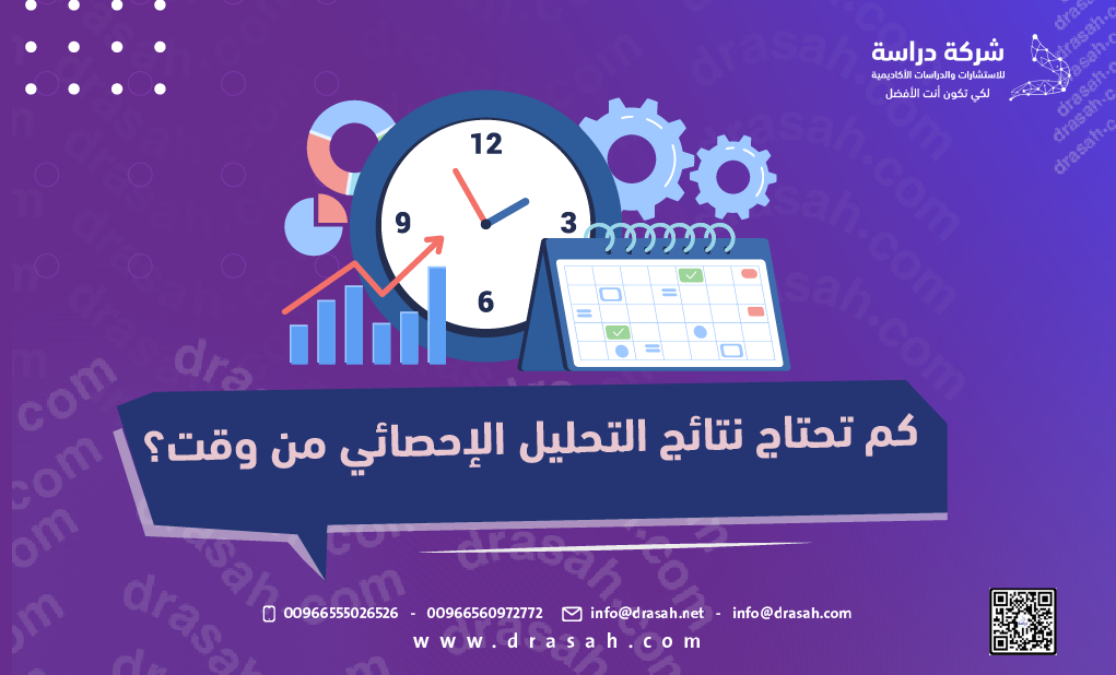 كم تحتاج نتائج التحليل الإحصائي من وقت؟