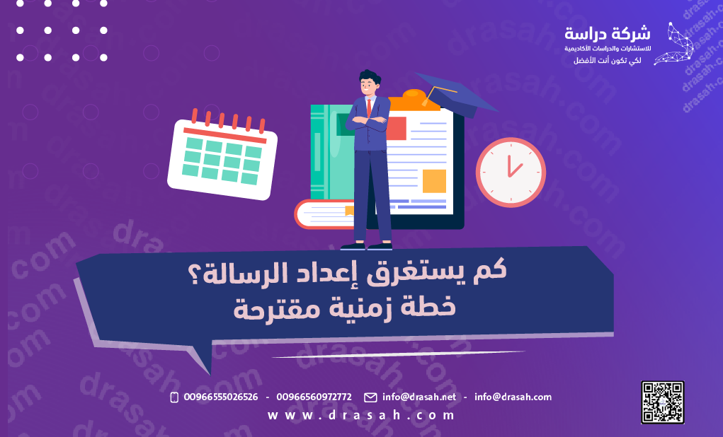 كم يستغرق إعداد الرسالة؟ خطة زمنية مقترحة