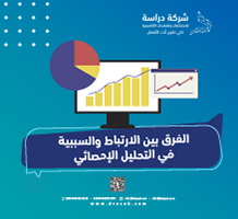 الفرق بين الارتباط والسببية في التحليل الإحصائي